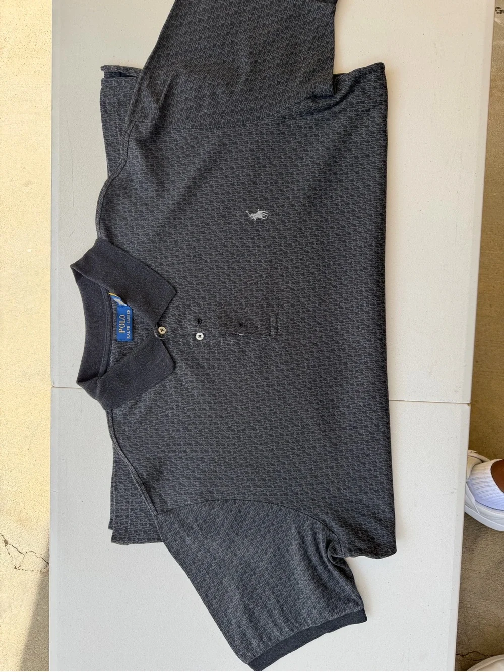 Ralph Lauren Charcoal Heather Polo Shirt
